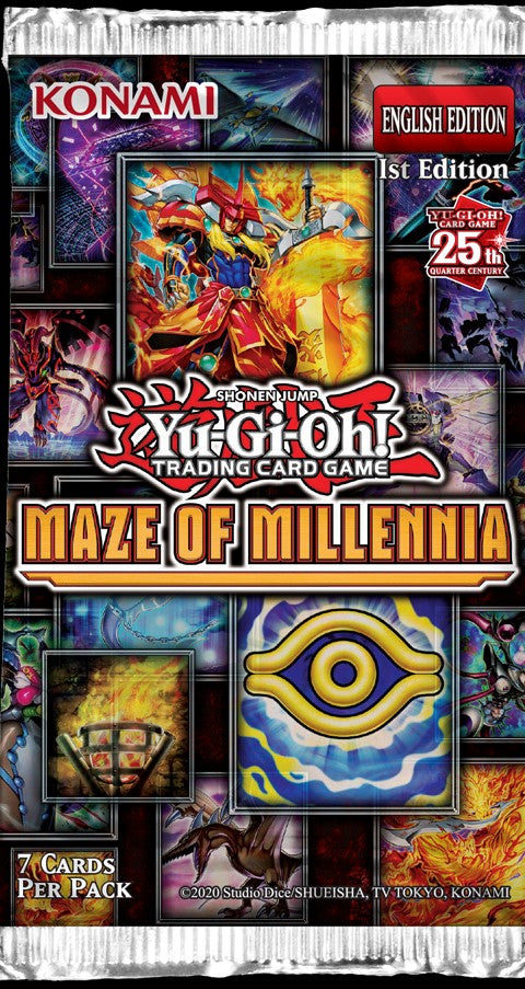 YGO MAZE OF MILLENNIA BOOSTER PACK | Play N Trade Winnipeg