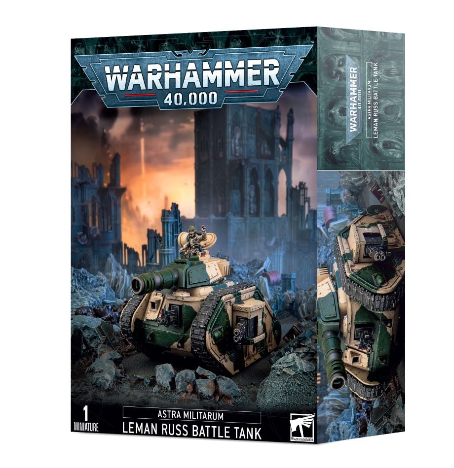 WARHAMMER 40K: ASTRA MILITARUM - LEMAN RUSS BATTLE TANK | Play N Trade Winnipeg