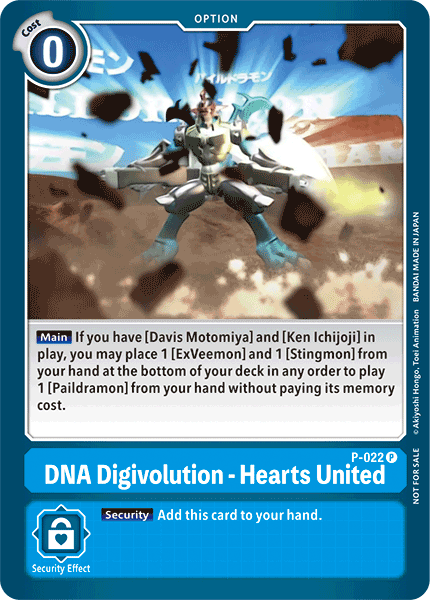 DNA Digivolution - Hearts United [P-022] [Promotional Cards] | Play N Trade Winnipeg