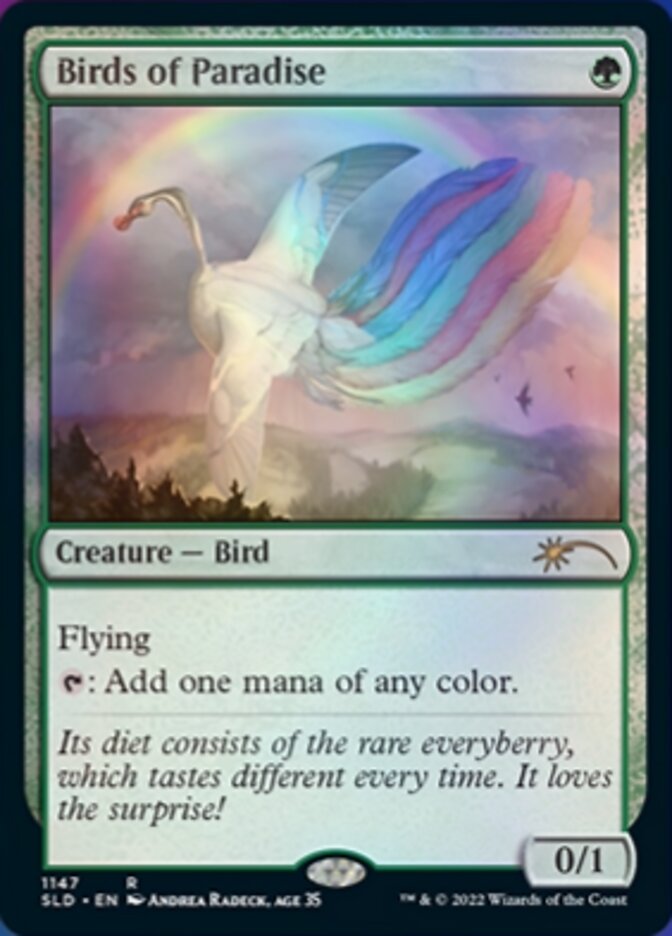 Birds of Paradise (1147) [Secret Lair Drop Series] | Play N Trade Winnipeg