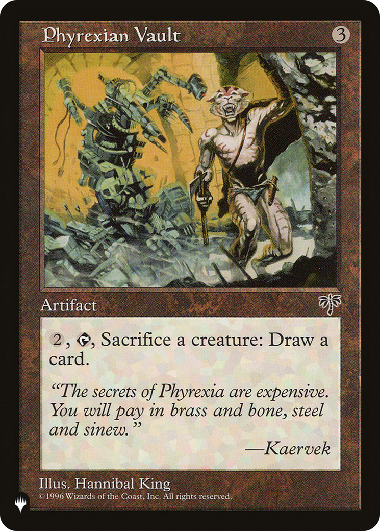 Phyrexian Vault [The List] | Play N Trade Winnipeg