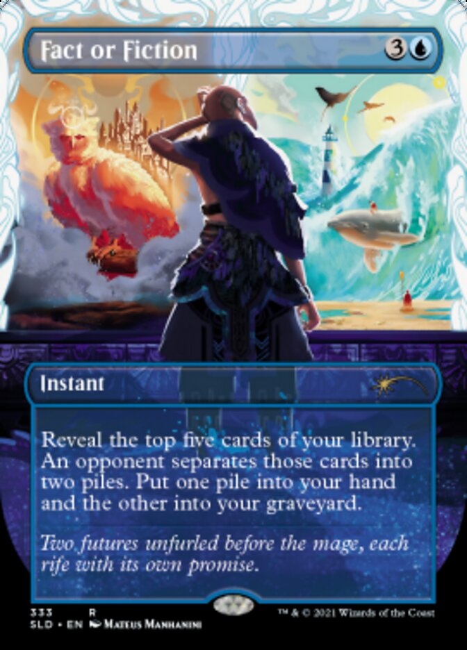 Fact or Fiction (Borderless) [Secret Lair Drop Series] | Play N Trade Winnipeg