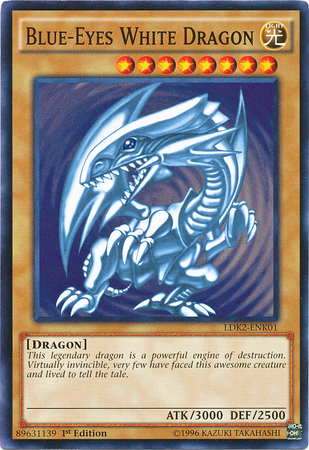 Blue-Eyes White Dragon (Version 2) [LDK2-ENK01] Common | Play N Trade Winnipeg