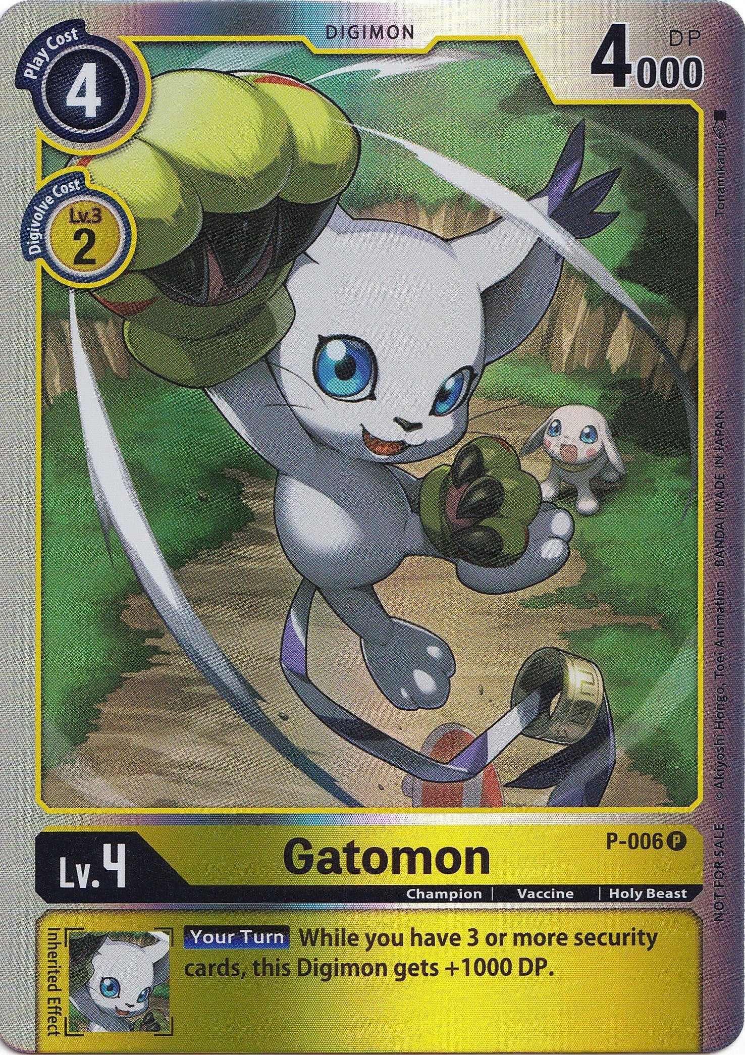 Gatomon [P-006] (Rainbow Foil) [Promotional Cards] | Play N Trade Winnipeg