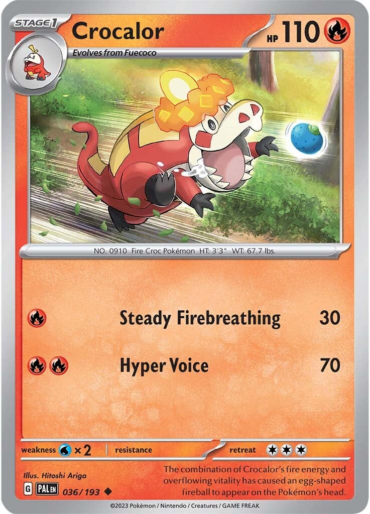 Crocalor (036/193) [Scarlet & Violet: Paldea Evolved] | Play N Trade Winnipeg