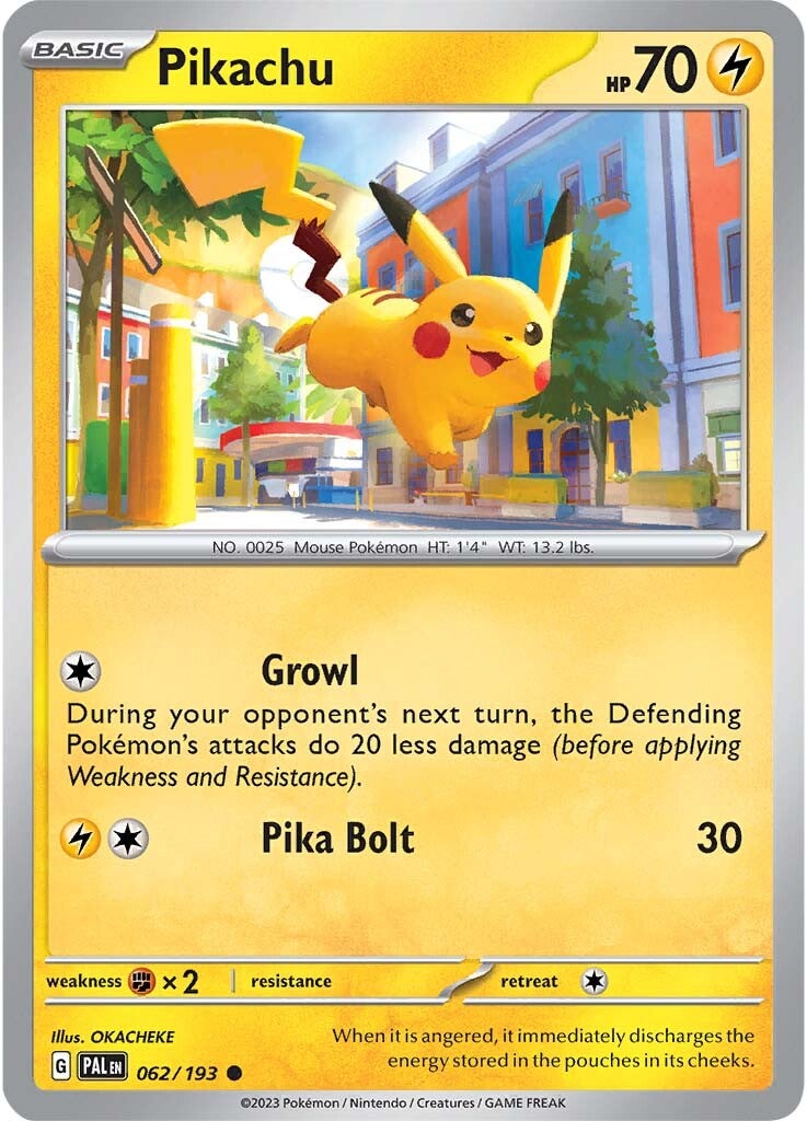 Pikachu (062/193) [Scarlet & Violet: Paldea Evolved] | Play N Trade Winnipeg