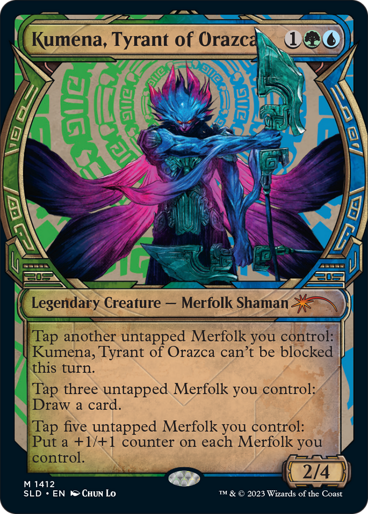 Kumena, Tyrant of Orazca (Rainbow Foil) [Secret Lair Drop Series] | Play N Trade Winnipeg