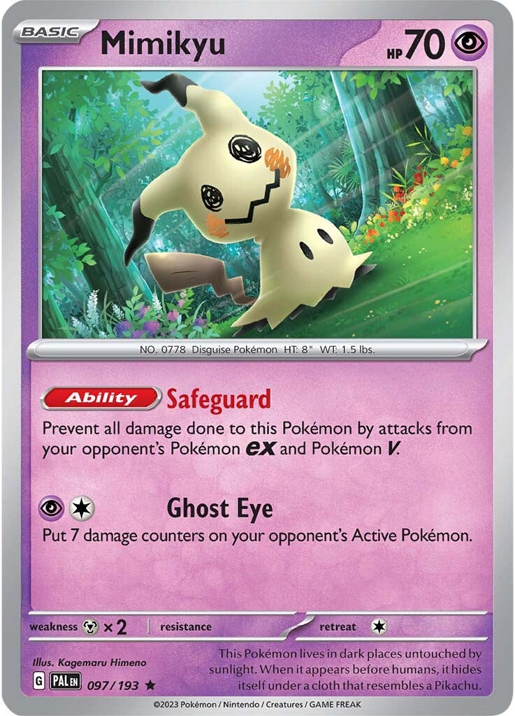 Mimikyu (097/193) [Scarlet & Violet: Paldea Evolved] | Play N Trade Winnipeg