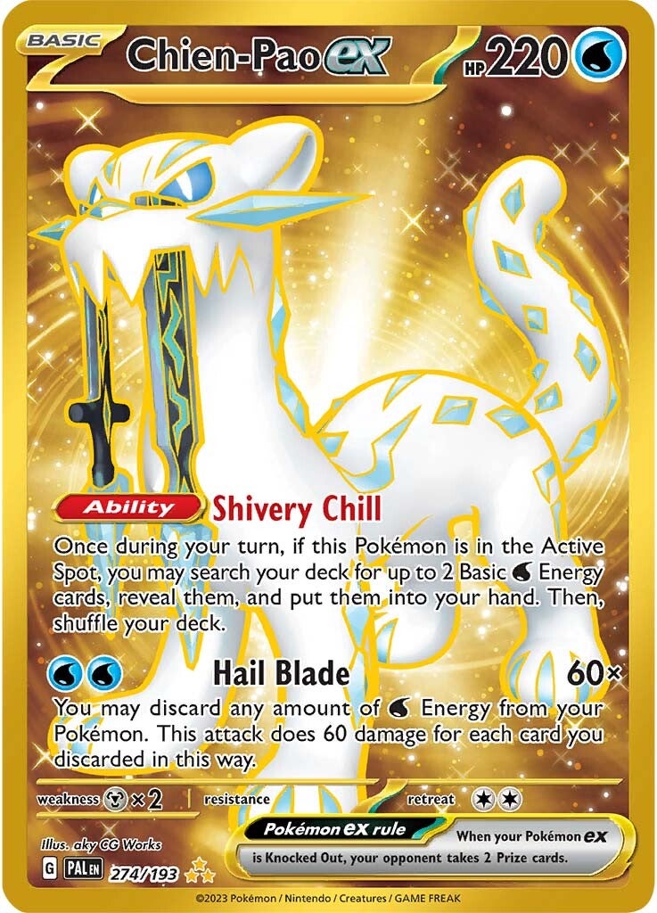 Chien-Pao ex (274/193) [Scarlet & Violet: Paldea Evolved] | Play N Trade Winnipeg