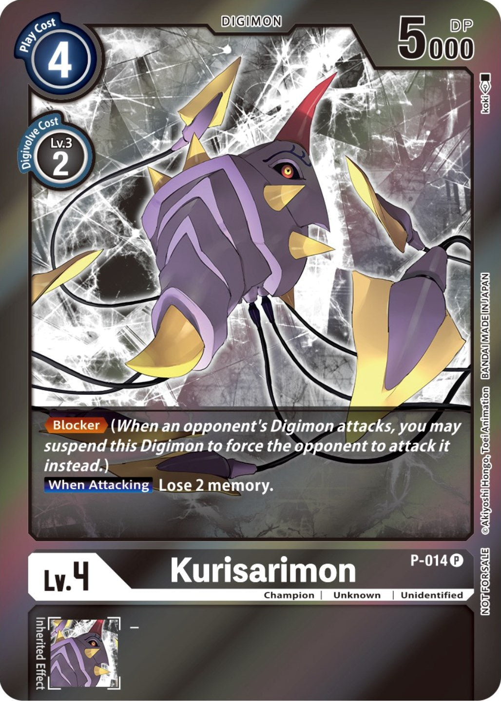 Kurisarimon [P-014] (Event Pack 3) [Promotional Cards] | Play N Trade Winnipeg