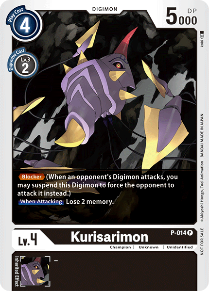 Kurisarimon [P-014] [Promotional Cards] | Play N Trade Winnipeg