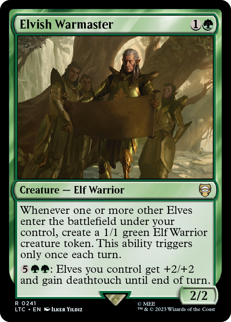 Elvish Warmaster [The Lord of the Rings: Tales of Middle-Earth Commander] | Play N Trade Winnipeg