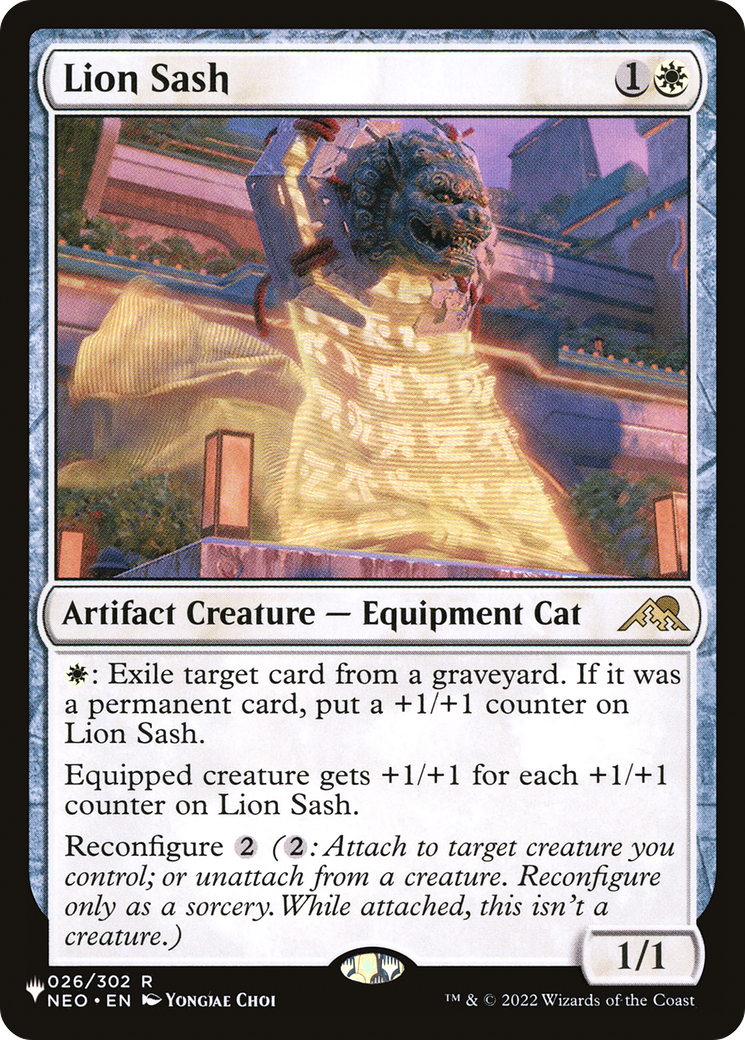 Lion Sash [The List] | Play N Trade Winnipeg