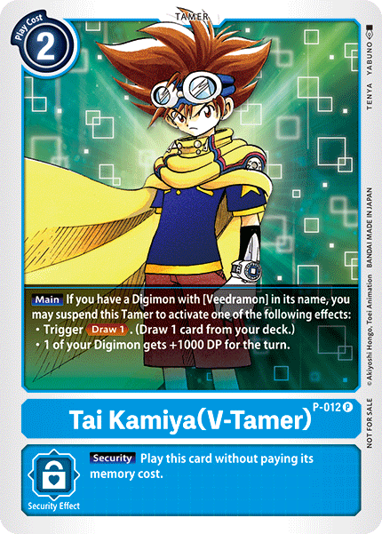 Tai Kamiya (V-Tamer) [P-012] [Promotional Cards] | Play N Trade Winnipeg