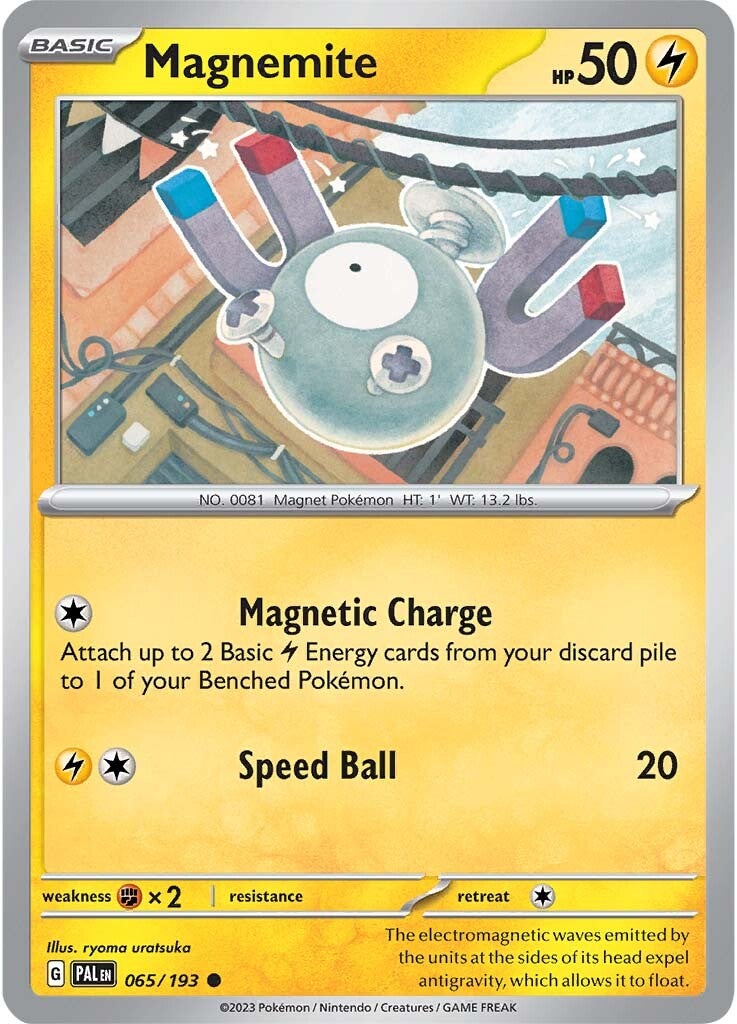 Magnemite (065/193) [Scarlet & Violet: Paldea Evolved] | Play N Trade Winnipeg