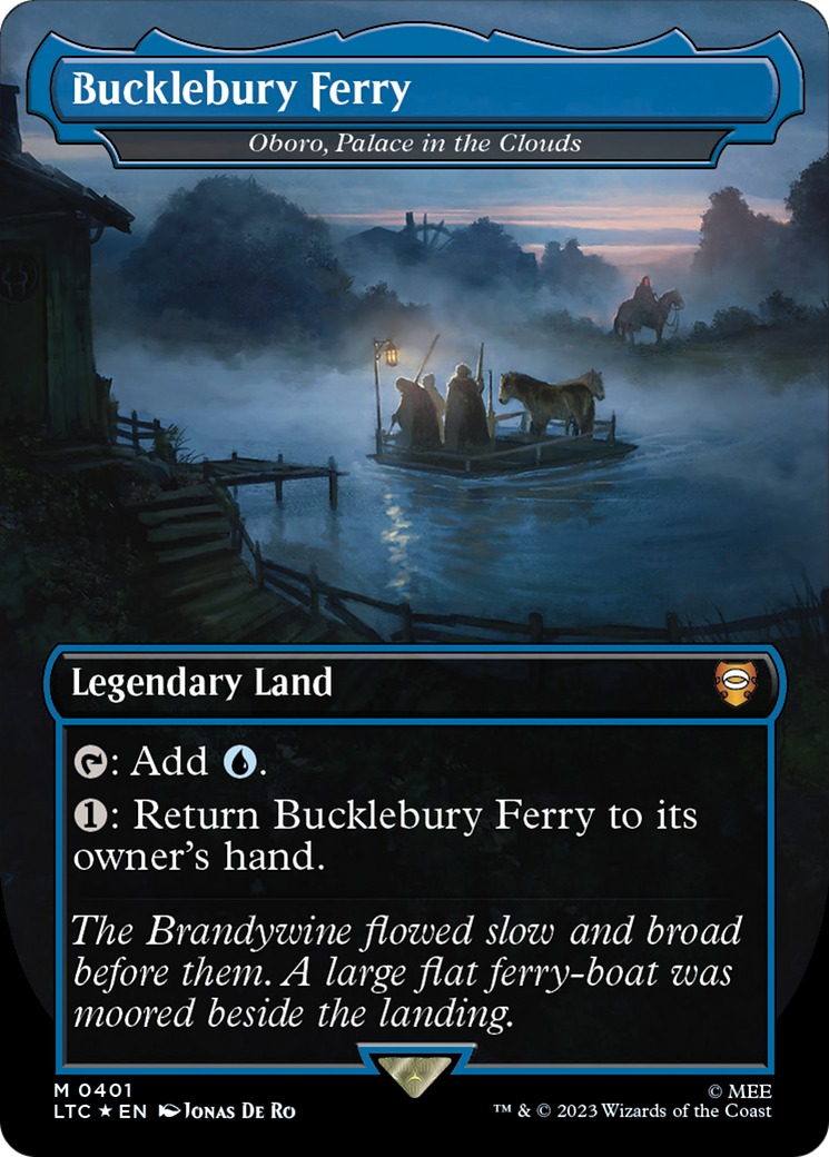 Bucklebury Ferry - Oboro, Palace in the Clouds (Surge Foil Realms and Relics) [The Lord of the Rings: Tales of Middle-Earth Commander] | Play N Trade Winnipeg