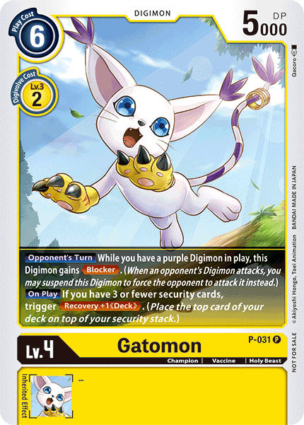 Gatomon [P-031] [Promotional Cards] | Play N Trade Winnipeg