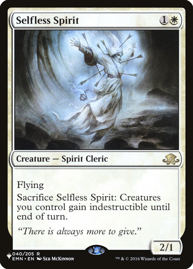 Selfless Spirit [The List] | Play N Trade Winnipeg