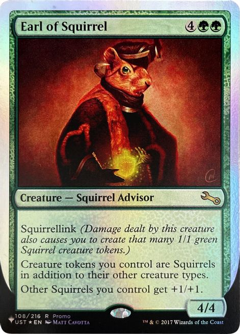 Earl of Squirrel (Unfinity Foil Edition) [The List] | Play N Trade Winnipeg