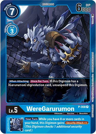 WereGarurumon [P-008] (Gift Box 2022) [Promotional Cards] | Play N Trade Winnipeg