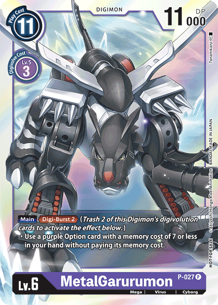 MetalGarurumon [P-027] [Promotional Cards] | Play N Trade Winnipeg