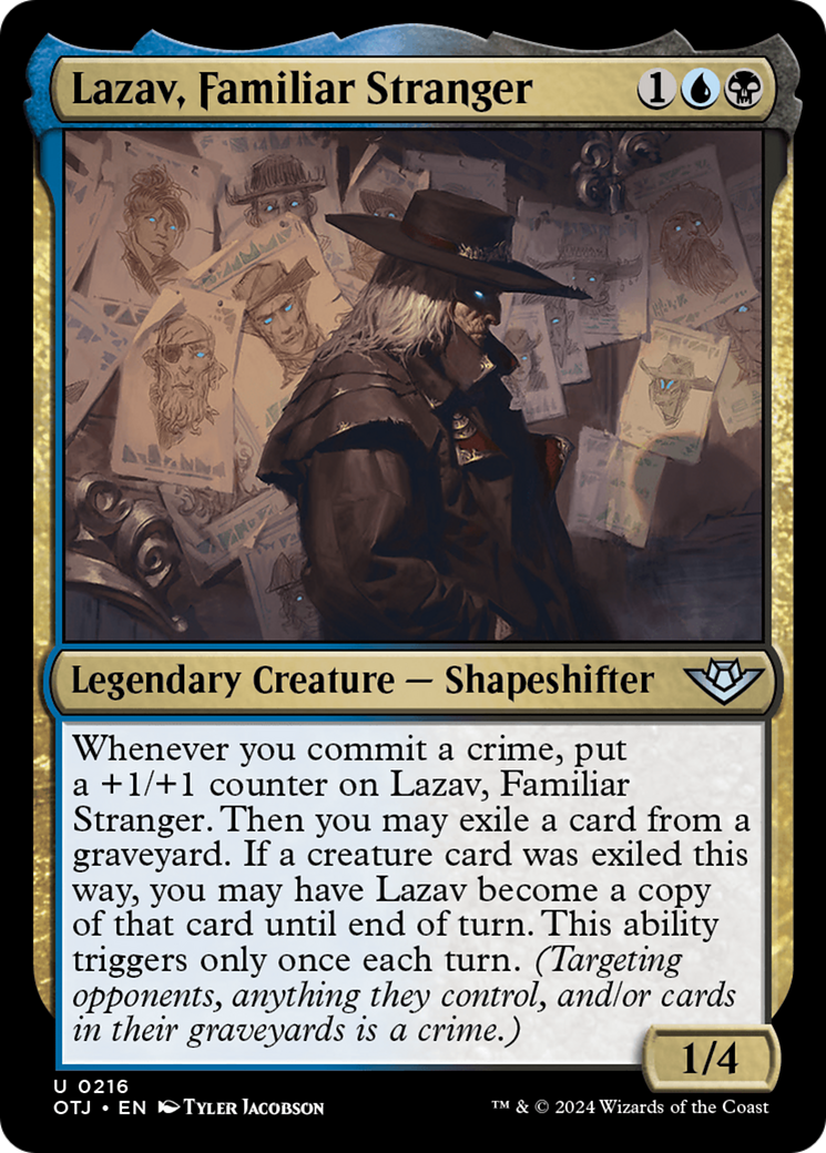 Lazav, Familiar Stranger [Outlaws of Thunder Junction] | Play N Trade Winnipeg