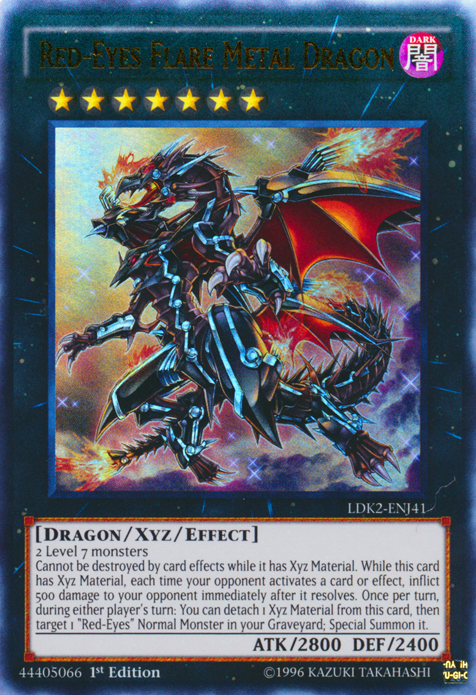 Red-Eyes Flare Metal Dragon [LDK2-ENJ41] Ultra Rare | Play N Trade Winnipeg