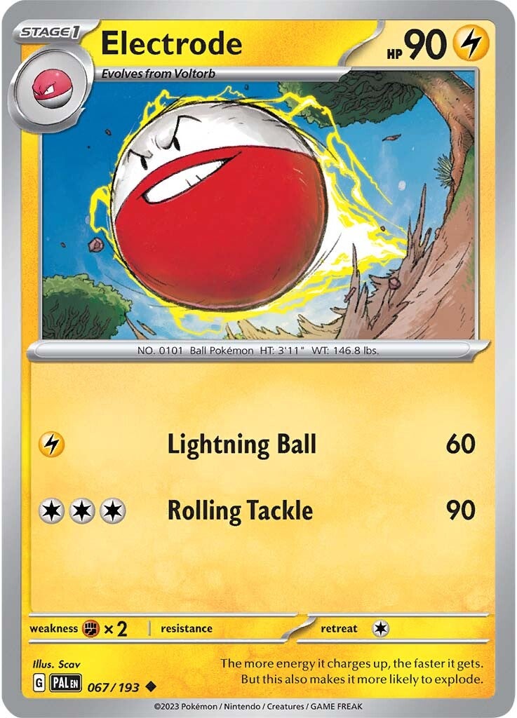 Electrode (067/193) [Scarlet & Violet: Paldea Evolved] | Play N Trade Winnipeg