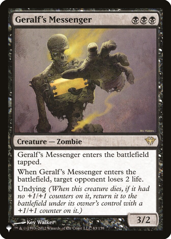 Geralf's Messenger [The List] | Play N Trade Winnipeg