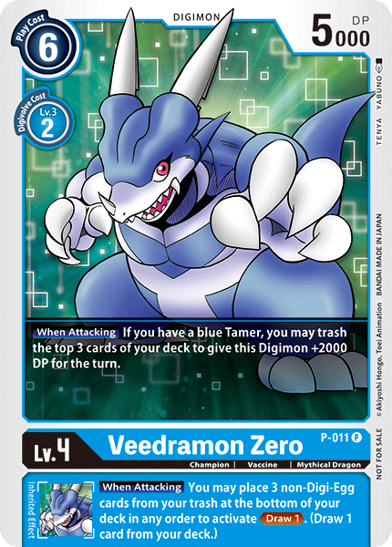 Veedramon Zero [P-011] [Promotional Cards] | Play N Trade Winnipeg