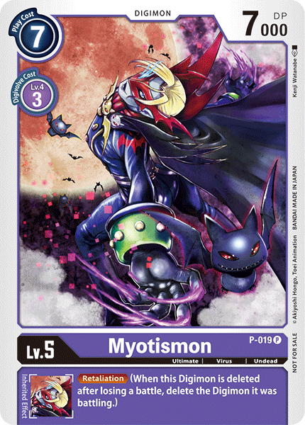 Myotismon [P-019] [Promotional Cards] | Play N Trade Winnipeg