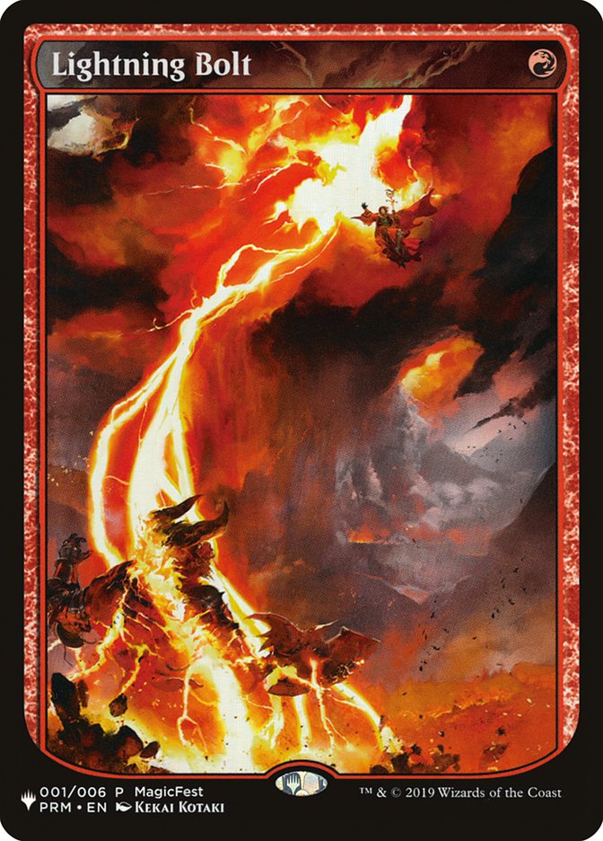 Lightning Bolt (001/006) [The List] | Play N Trade Winnipeg
