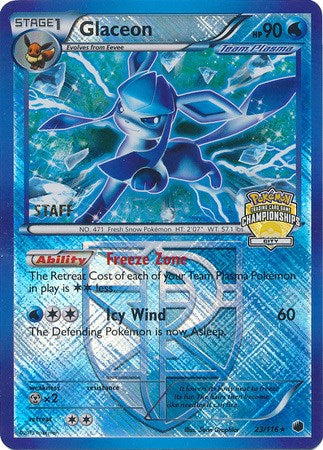 Glaceon (023/116) (City Championships) (Staff) [League & Championship Cards] | Play N Trade Winnipeg