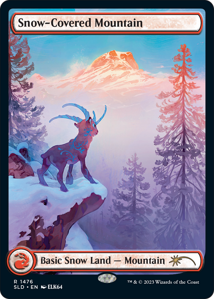 Snow-Covered Mountain (1476) [Secret Lair Drop Series] | Play N Trade Winnipeg