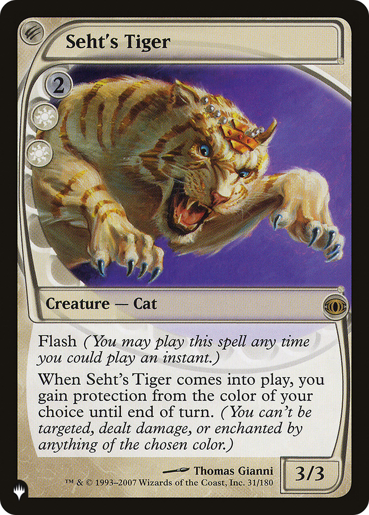 Seht's Tiger [The List] | Play N Trade Winnipeg