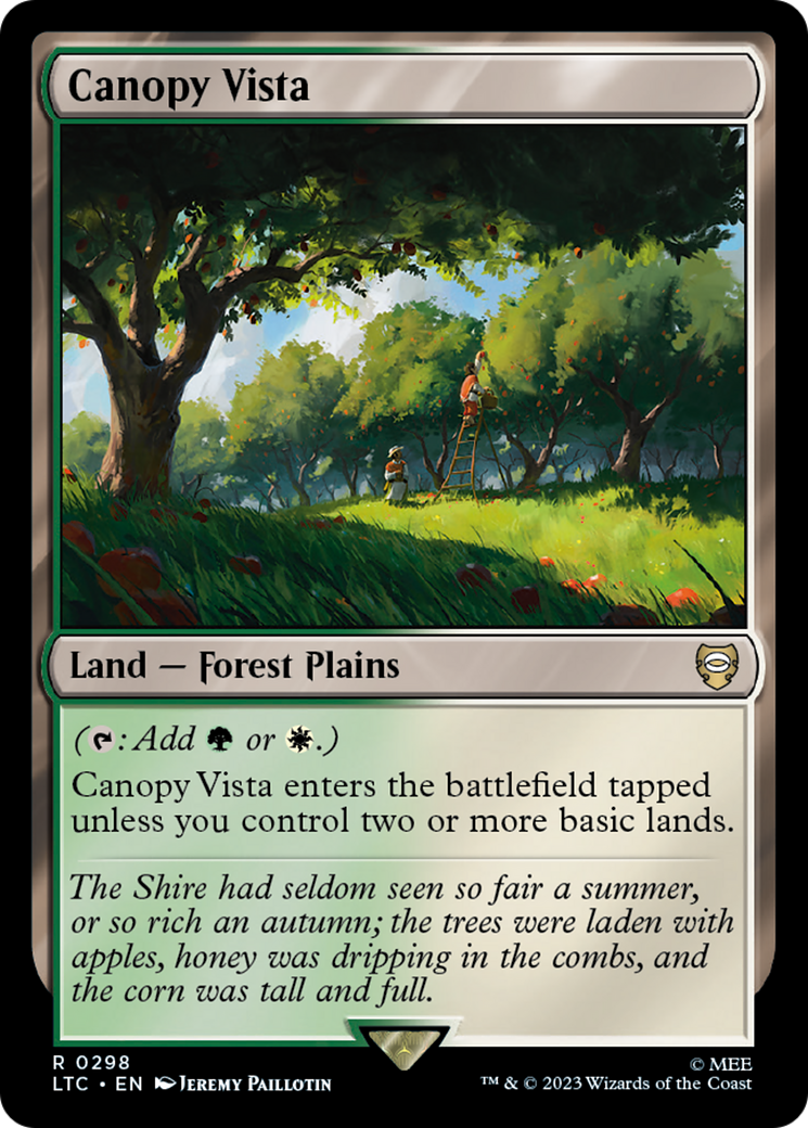 Canopy Vista [The Lord of the Rings: Tales of Middle-Earth Commander] | Play N Trade Winnipeg