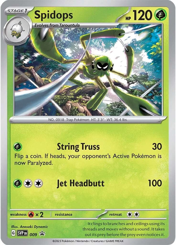 Spidops (009) [Scarlet & Violet: Black Star Promos] | Play N Trade Winnipeg