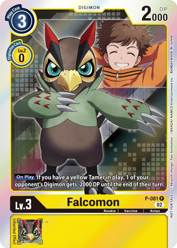 Falcomon [P-081] (Digimon Survive Anime Expo 2022) [Promotional Cards] | Play N Trade Winnipeg