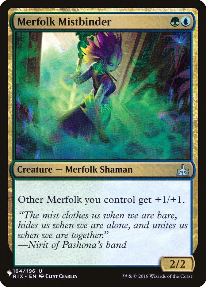 Merfolk Mistbinder [The List] | Play N Trade Winnipeg