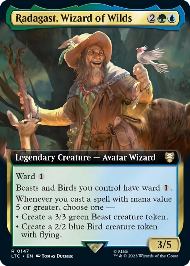 Radagast, Wizard of Wilds (Extended Art) [The Lord of the Rings: Tales of Middle-Earth Commander] | Play N Trade Winnipeg