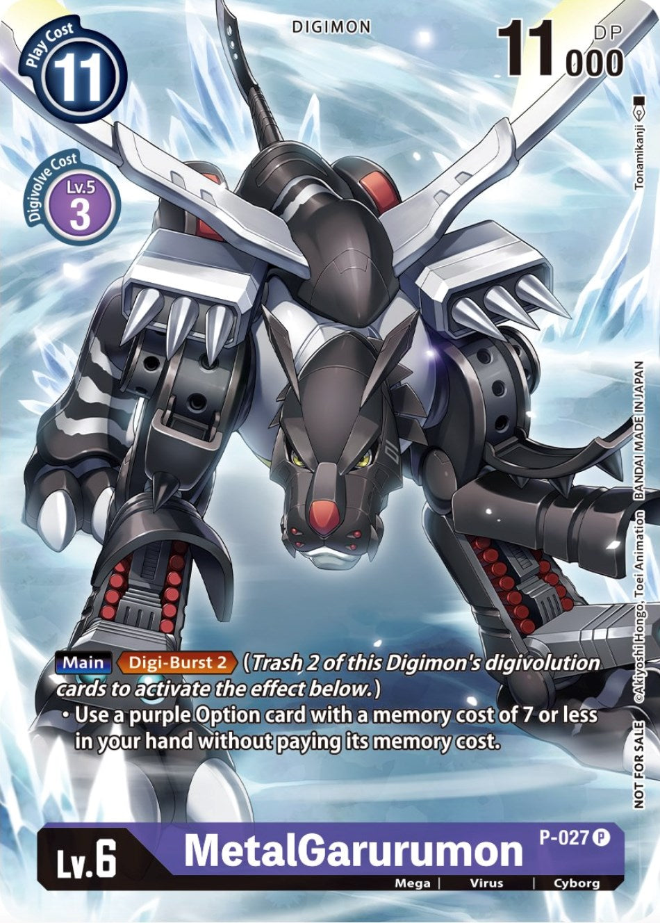 MetalGarurumon [P-027] (Winner Pack Across Time) [Promotional Cards] | Play N Trade Winnipeg