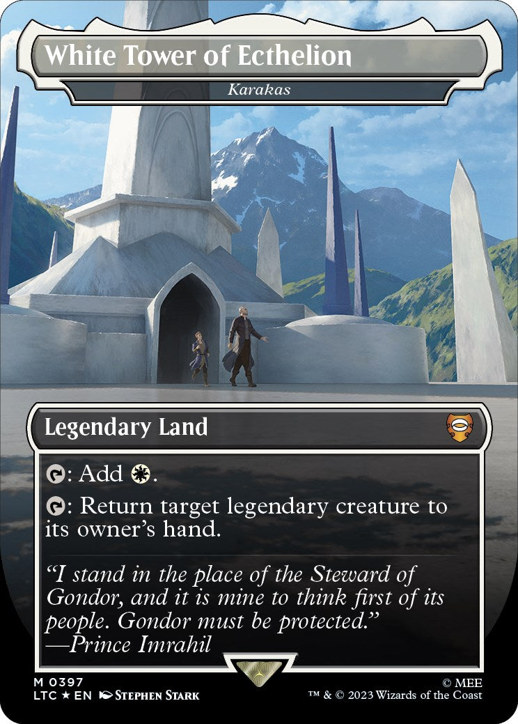 White Tower of Ecthelion - Karakas (Surge Foil Realms and Relics) [The Lord of the Rings: Tales of Middle-Earth Commander] | Play N Trade Winnipeg