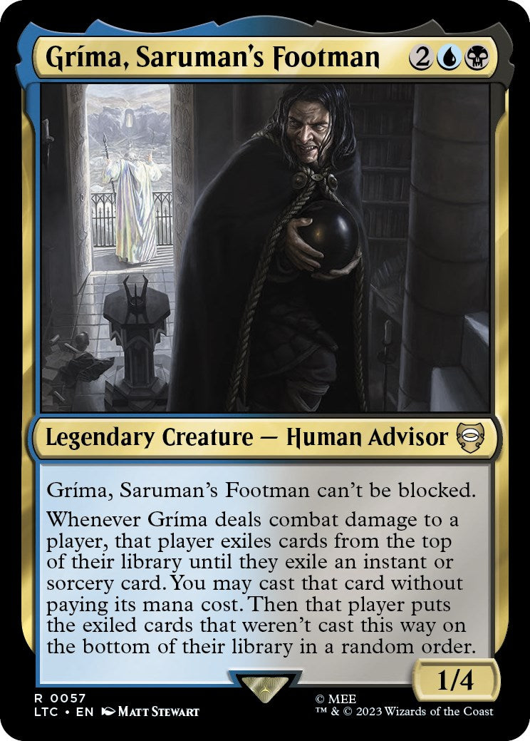 Grima, Saruman's Footman [The Lord of the Rings: Tales of Middle-Earth Commander] | Play N Trade Winnipeg