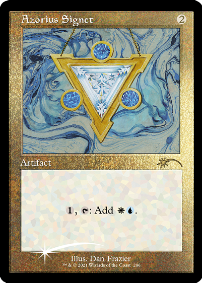 Azorius Signet (Retro) (Foil Etched) [Secret Lair Drop Series] | Play N Trade Winnipeg