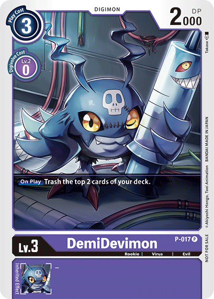 DemiDevimon [P-017] [Promotional Cards] | Play N Trade Winnipeg