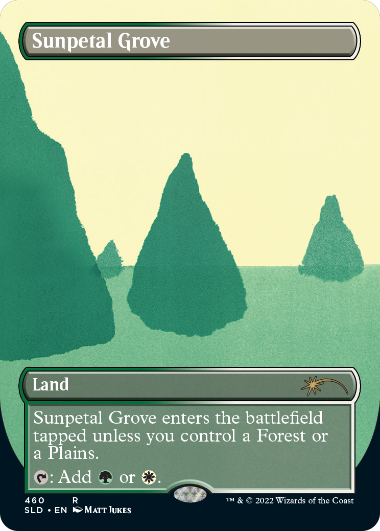 Sunpetal Grove (Borderless) [Secret Lair Drop Series] | Play N Trade Winnipeg