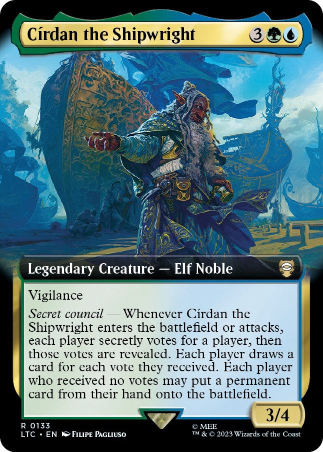 Cirdan the Shipwright (Extended Art) [The Lord of the Rings: Tales of Middle-Earth Commander] | Play N Trade Winnipeg