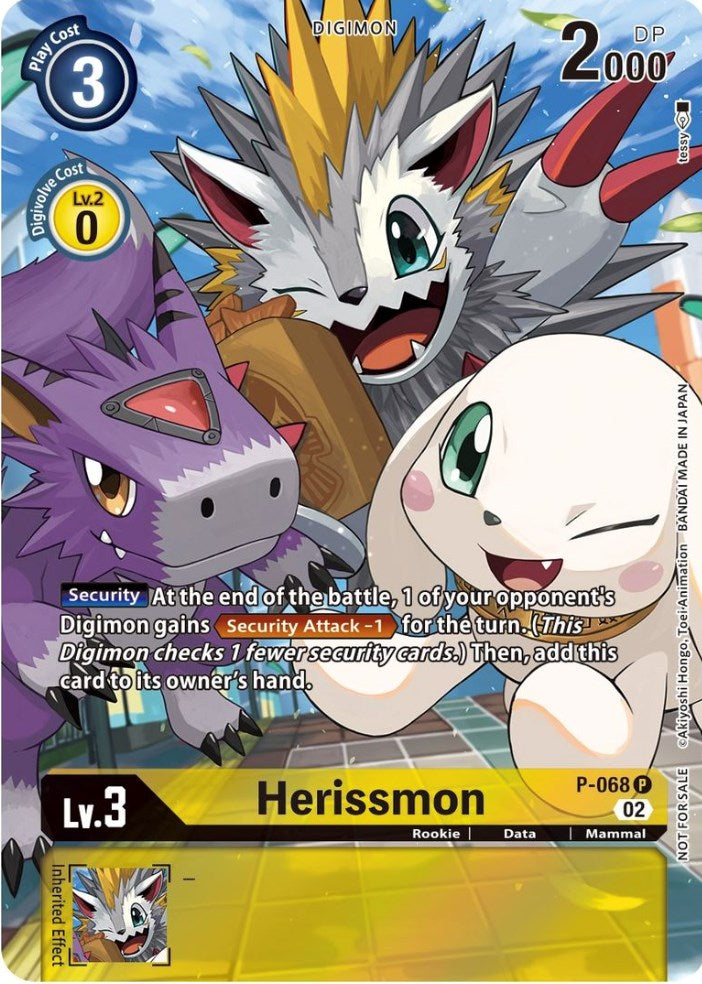 Herissmon [P-068] (Official Tournament Pack Vol. 10) [Promotional Cards] | Play N Trade Winnipeg