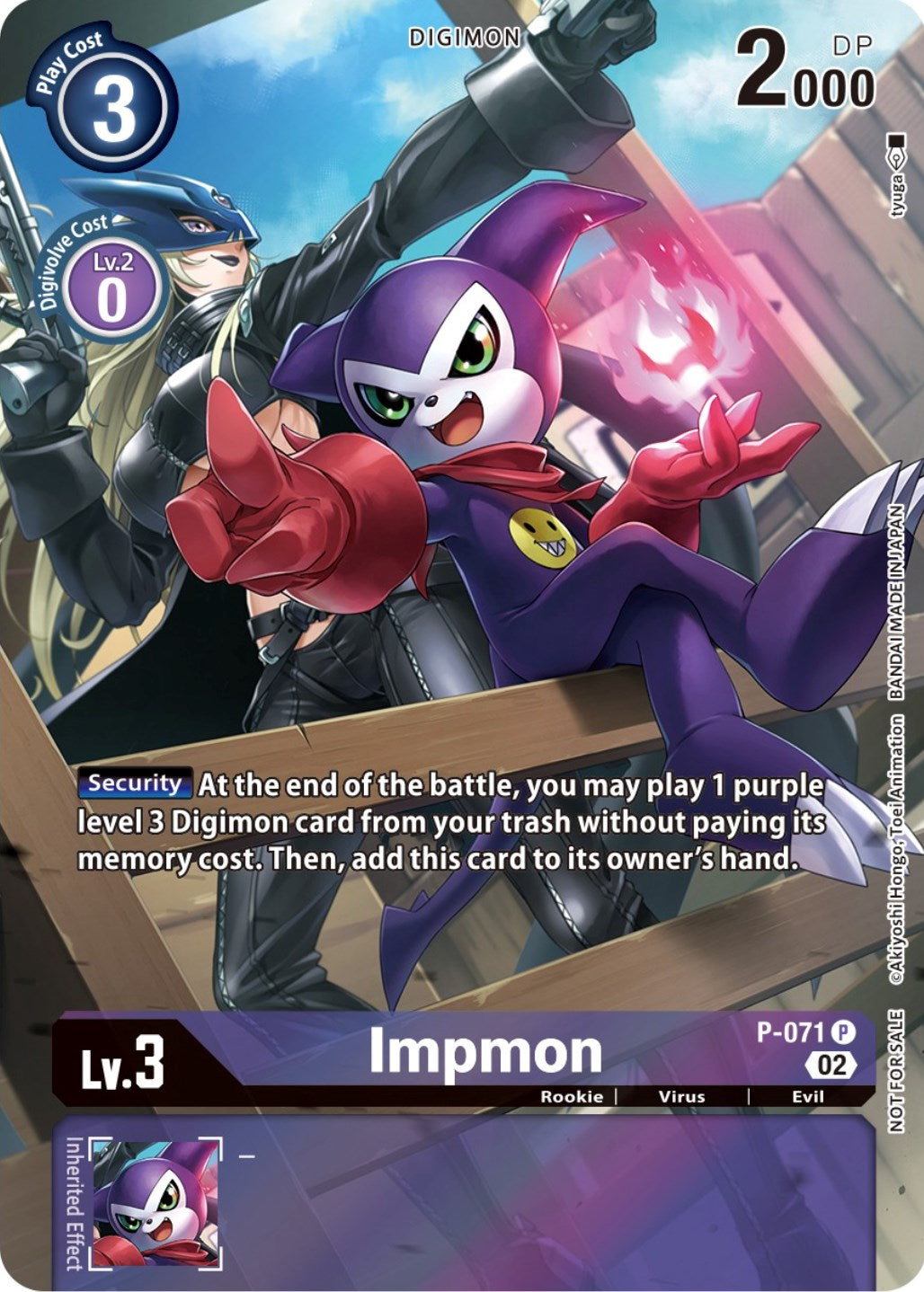 Impmon [P-071] (Official Tournament Pack Vol. 10) [Promotional Cards] | Play N Trade Winnipeg