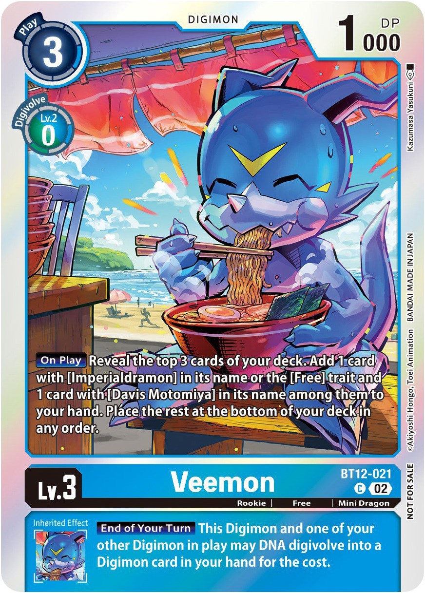 Veemon [BT12-021] (Gen Con 2023) [Promotional Cards] | Play N Trade Winnipeg